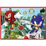 Trefl-Sonic The Hedgehog, Les Aventures de Sonic-Puzzles 4 en 1,de 35 à 70 éléments-Puzzles colorés avec Les Personnages du Jeu