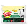 Scotch-Brite Classic Éponge à Récurer en Cellulose Non Rayante - 4 Pièces - Tampon à Récurer Très Absorbant Indiqué pour Les Tâc