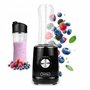 Huslog Blender Smoothie 500W, 4 Lames Inox, Bouteille Blend & Go 600ml, 2 Vitesses + Fonction Pulse, Base Antidérapante, Protect