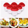 Retoo Chaudière à œufs pour 6 œufs sans coquille antiadhésive pour 6 œufs sans coquille, Accessoires de chaudière à œufs de cuis