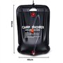 Retoo Douche de Camping 20 L/5 gallons Solaire Chauffe Solaire Douche Solaire Douche de Jardin d'extérieur Sac à Eau Solaire Por