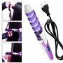 Retoo Fer à friser en céramique bigoudi grandes boucles, brosse à friser en spirale revêtement céramique antistatique de haute q