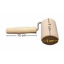 Wooden World - Rouleau à pâtisserie pour biscuits tarte petit rouleau en bois avec manche 7 cm