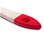 M7 Lot de 5 Pinceaux 3 Plats 2 Ronds 0" 3/4" 1,5" 2" 4" Série 03 pour Travaux de Peinture avec Peintures et Vernis Couverture Un