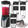 Camry Mixeur Blender 1,2 L - Blender Mixeur Puissant 1300W - Blender Smoothie avec 3 Bouteilles Tritan - Mixer Multifonction ave