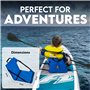 Siège universel Kayak SUP pour planche de stand up paddle - Bleu / noir - S'adapte à toutes les planches SUP - Ne nécessite pas 