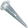 TRIBECCO Piquet à enfoncer pour lampe de jardin - Diamètre : 116 x 300 mm - Avec ouverture de 30 mm de diamètre pour le guidage 