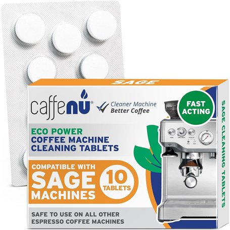 Caffenu Breville & Sage Tablettes de nettoyage pour café 10 x 1
