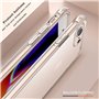 Hually Coque iPhone SE 2022/ SE 2020, iPhone 7/ 8 Transparent Doux Souple Extrêmement Antichoc Bumper TPU Silicone Etui pour iPh