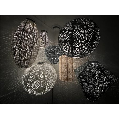 35 x Lampions Solaire Paquet d'extérieur avec motif