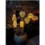 35 x Lampions Solaire Paquet d'extérieur avec motif