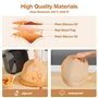 Diboniur Papier Cuisson Air Fryer, 100 Pièces 20cm Papier Sulfurisé pour Air Fryer, Antiadhésive Disposable Paper Liner Accessoi