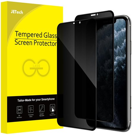 JETech Protection d'Écran Anti-Espion pour iPhone 11 Pro/X/XS 5