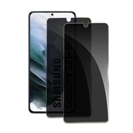 2pcs Verre Trempé Anti Espion pour Samsung Galaxy S21 Plus
