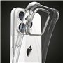 Melomon Coque pour iPhone 15 Pro Max (2023) 6,7",Housse Etui en Transparent Silicone TPU Souple [Bumper avec Coins Renforcés],Sh