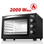 zilan z şekil Four à Convection Electrique Zerya, 45L Multi Fonction, Programmable 230°, Minuterie 60 min, Arrêt Automatique, 20