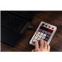 8BitDo Retro 18 Mechanical Numpad, Supports Calculator Mode, Bluetooth/2.4G/Wired Numpad for Windows and Android - N Edition
