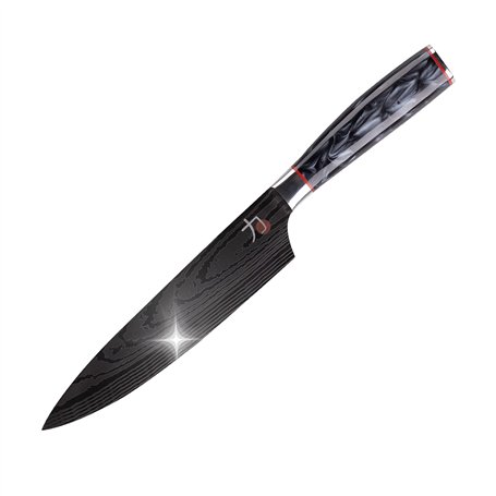 MasterPRO Tetsu | Couteau de Cuisine Japonais 20 cm pour Chef | Parfaits pour couper tous types d'aliments | Cuisine Professionn