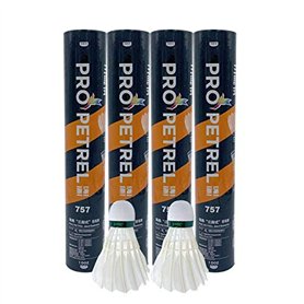 Propetrel 757 Lot de 12 navettes de badminton hybrides 3 en 1 Speed 77