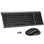 iClever Ensemble clavier souris sans fil Bluetooth avec souris