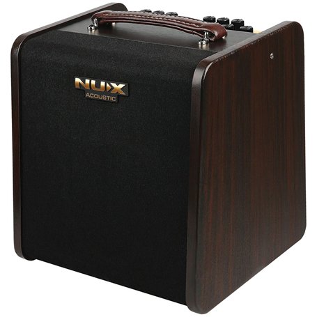 NUX AC80 Stageman II Amplificateur de Guitare Acoustique avec Batterie