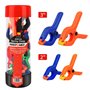 MAXPOWER Pince a Ressort 22-Pièces,Pince de Serrage 60 mm x 18 Pièces et 85 mm x 4 Pièces Pince Bricolage Plastique,Pince à Ress