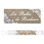 50Pcs Bulles Stickers Mariage Romantique Etiquette Adhésive Imperméable Autocollant Bouteille Bulle Savon Flacon Décoration Bull