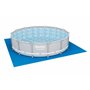Tapis de sol carré 488 x 488 cm pour piscine hors sol Fast Set™, Steel Pro Max™, Power Steel™, Hydrium™, Bleu