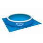 Tapis de sol carré 488 x 488 cm pour piscine hors sol Fast Set™, Steel Pro Max™, Power Steel™, Hydrium™, Bleu