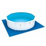 Tapis de sol carré 488 x 488 cm pour piscine hors sol Fast Set™, Steel Pro Max™, Power Steel™, Hydrium™, Bleu