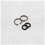 Be In Your Mind 10 set Bague de Retenue Douille de Clé à Chocs avec Joint Torique Adapté aux Pièces et Accessoires d'outils de C
