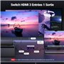 UGREEN Switch HDMI 2.1 8K 60Hz Commutateur 4K 120Hz 3 Entrées 1 Sortie 1080P Dolby Vision Atmos HDR 3D Haute Vitesse 48Gbps Comp