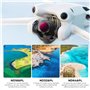 K&F Concept Filtre CPL+ND4&PL+ND8&PL+ND16&PL+ND32&PL+ND64&PL Compatible avec DJI Mini 4 Pro Nano-revêtements Étanche Anti des Ra