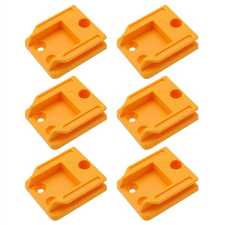 Create idea Lot de 6pcs Porte-outils Muraux à Trois Trous en Plastique sans Fil pour Rangement d'outils Support Mural Compatible