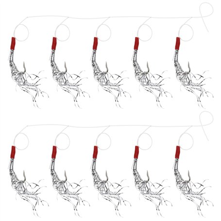Create idea 10 Pièces d'argent Tinsel Maquereau Plumes Hameçons pour Morue Lieu Jaune Et Pêche en Mer avec Leurres Appâts Access