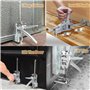 Yangers Lève-plaques Manuel, 2 Pièces Vérins de Levage, Descente Lente et Rapide Outils de Levage Meuble Labor Saving Arm pour C