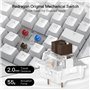Redragon K585 DITI Clavier de jeu mécanique RVB à une main, clavier de jeu professionnel de type C avec 7 touches macro intégrée