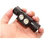 weneasker Lampe frontale rechargeable H25S LED super lumineuse 1200 lumens avec 7 modes, étanche IPX6 pour le travail, la randon