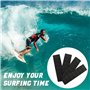 LIZHOUMIL 4 pièces Planche de Surf Traction Pads Eva Surf Skimboard Deck Anti-dérapant Avant Queue Pad pour Kiteboard Noir