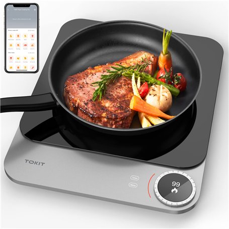 TOKIT Plaque de Cuisson à Induction Portable - Electrique Ultra-fin