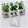 CHSYOO Set de 3 tailles gâteau roses cookie cutter, ustensiles de cuisson pour bricolage décoration fondant tartelettes massepai