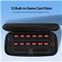 DUX DUCIS Étui Rigide pour Nintendo Switch 2 (2025), Housse de Transport Antichoc avec Double Fermeture Éclair, 12 Emplacements 