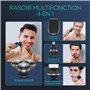 VOYOR Rasoir Electrique Homme Rechargeable 4 in 1 Tondeuse Barbe à têtes Rotatives Professionnel Tondeuse à Nez avec Brosse Visa