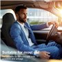 URAQT Housse de Siege Voiture, Léger Protection Siège Auto Amovible Universelle avec 6 Crochets, Antidérapant Protecteur de Sièg