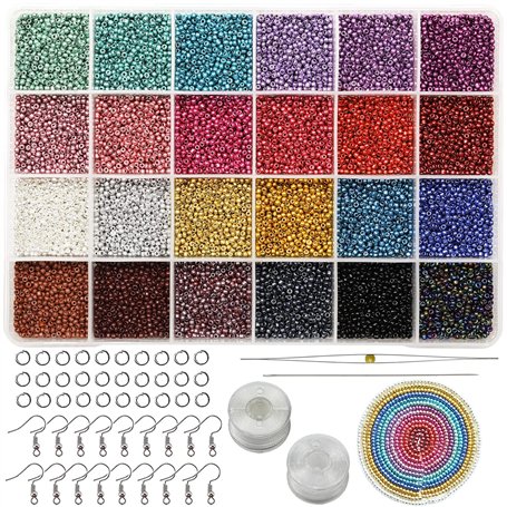 Bala&Fillic 12/0 perles de rocaille de pour la fabrication de boucles d'oreilles