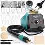 YIHUA 939-V Kit de Pyrograveur sur Bois avec 23 Pointes en Fil