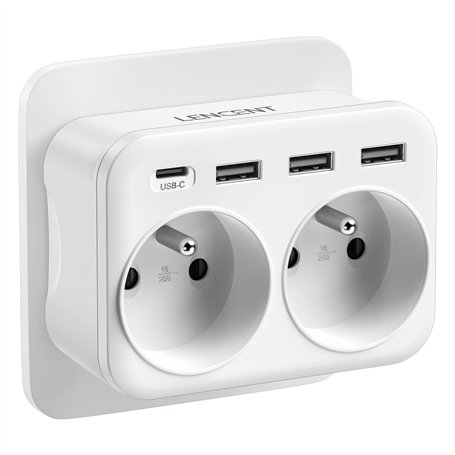 LENCENT Prise USB Secteur Chargeur
