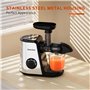 Muchen Extracteur de Jus Élite - Presse-Agrumes à Froid pour Fruits et Légumes, Sans BPA, avec Double Tasse et Brosse, Fonction