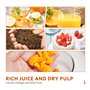 Muchen Extracteur de Jus Élite - Presse-Agrumes à Froid pour Fruits et Légumes, Sans BPA, avec Double Tasse et Brosse, Fonction