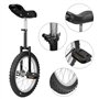 uyoyous Monocycle 16" Monocycle Entraînement Balance Entraînement Monocycle Réglable en Hauteur Robuste pour Adultes Enfants Spo
